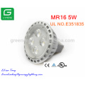 luz de paisaje de alto lumen led MR16 GU5.3 5W 12V LED Spotlighting